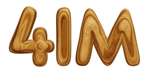 Wooden 41m for followers and subscribers celebration