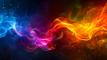 Fototapeta premium Simple Yet Stylish Background Wallpaper with a Hint of Color 