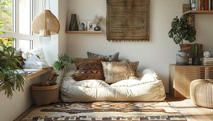 The photo shows a cozy living room