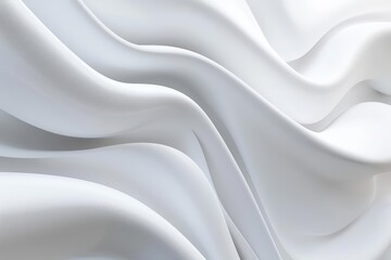 Obraz premium A white abstract banner is elevated with a modern elegant white gray finish and clean lines, Sharpen 3d rendering background