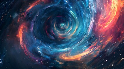 Obraz premium Abstract ring background with luminous swirling backdrop. Glowing spiral. The energy flow tunnel. shine round frame with light circles light effect. glowing cover.