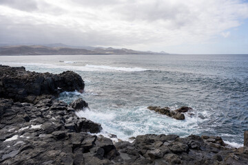 Die Lavaküste von Las Palmas de Gran Canaria