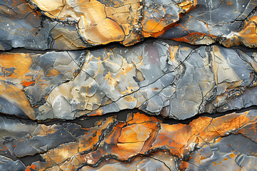 beauty of natural formations with a background of rock illustration