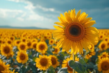 Obraz premium Harvesting agricultural crops in the fields with the help of modern tractors and combines, AI generated