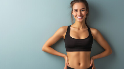 Obraz premium portrait of a woman in Fitness 