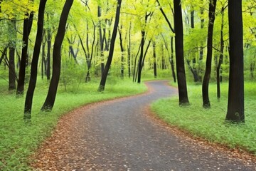 Obraz premium path in the park.