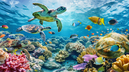 Underwater Tapestry: Celebrating the Diversity of Marine Life in Pristine Waters