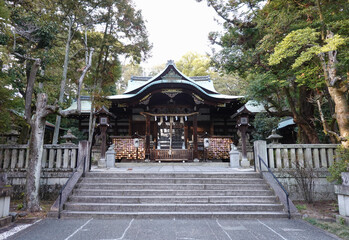 岡﨑神社の可愛い狛ううさぎ（京都）