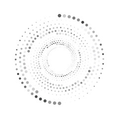 Circle Halftone Vector Art Graphic Elements
