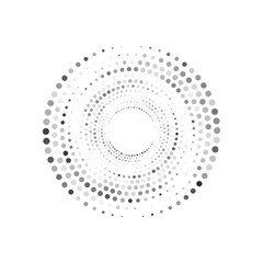 Circle Halftone Vector Art Graphic Elements

