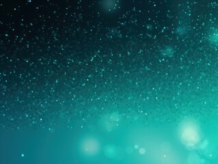 Turquoise gradient sparkling background illustration with copy space texture for display products blank copyspace for design text photo website web banner 