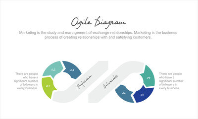 Circle chart infographic template with 6 options for presentations, advertising, layouts, annual reports.