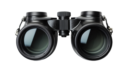 Pair of Binoculars isolated on White Background