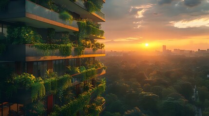 A City Transformed: Embracing Nature in Urban Architecture