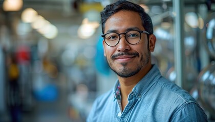 Fototapeta premium Happy Engineer With Toolkit