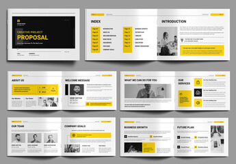 Project Proposal Template Layout Landscape