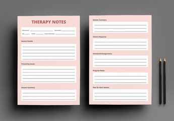 Therapy Notes Template