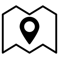 Map pin place marker. Location icon. Map marker pointer icon 