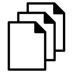 Obraz premium stack of document icon