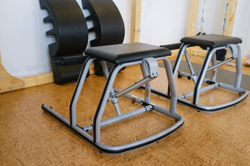 Pilates exercise equipment - yoga gym chair. Pilates equipment