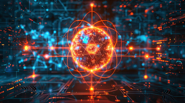 atomic nucleus, nuclear explosion concept