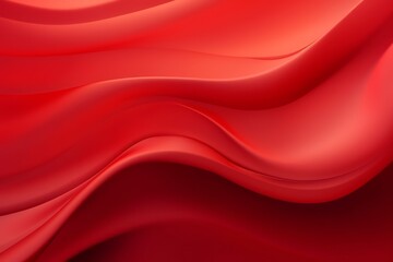 Vibrant abstract red background with waves