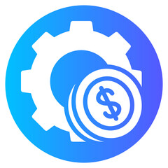 management gradient icon