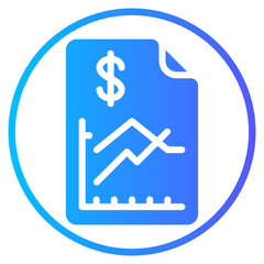 chart gradient icon