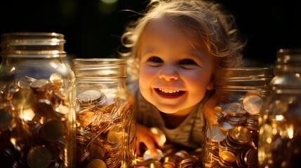 Describe a financial education program for children that teaches the value of saving and investing