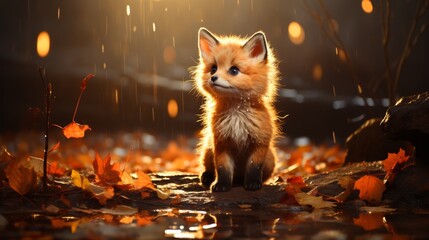 Imagine a tiny fox with big, expressive eyes and a penchant for collecting shiny objects