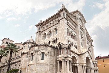 Fototapeta na wymiar Saint Nicholas Cathedral in Monaco