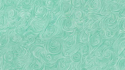 Oceanic Resonance: Soothing Wave Patterns in Blue and Green