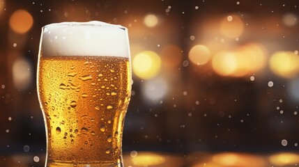 A refreshing beer on a hot day is the perfect way to cool down, enjoy the company of friends, and relax.