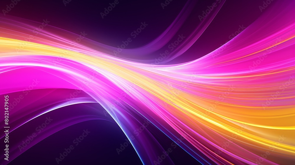 Wall mural colorful multicolored gradient with a wave pattern.