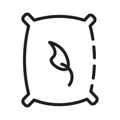 Farm Fertilizer Gardening Line Icon