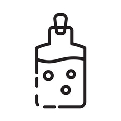 Bottle Drink Wine Line Icon
