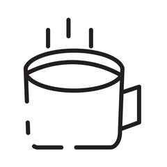 Cup Drink Herb Line Icon