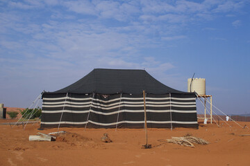 Bedouin desert camp