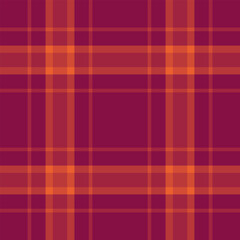 Beige texture vector tartan, drapery fabric check seamless. Trousers pattern background plaid textile in red and pink colors.