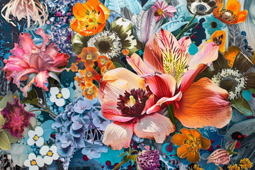 Florals and Botanical Collage