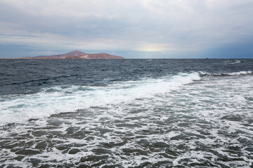 View of the coast of the Red Sea at Sharm El Sheikh resort