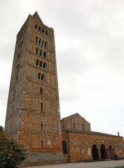 bell tower of Pomposa Abbey is a Benedictine monastery in Padan Valley