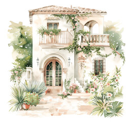 Charming Mediterranean house with garden