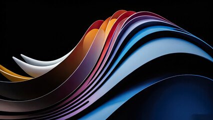 Abstract Alchemy: Crafting Captivating 3D Design Backgrounds