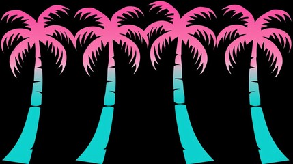 A miami vice theme banner with soft neon pink, teal and black gradient colors, in the style of 80s. retro --chaos 50 --ar 16:9 --style raw --stylize 50 Job ID: 50a3d290-dd8f-41b6-aede-a5a7527c8428