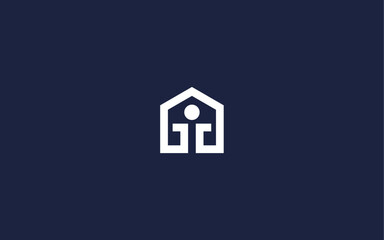 letter t with house logo icon design vector design template inspiration