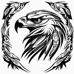 Obraz premium Tribal Eagle Artwork