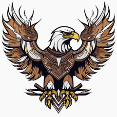 Fototapeta premium Tribal Eagle Artwork