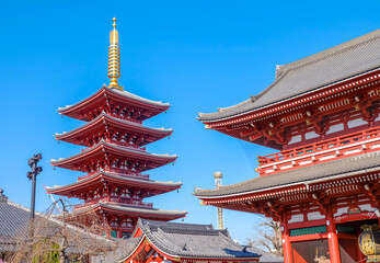 Sensoji Temple or Asakusa Kannon Temple  is the oldest temple in Tokyo,Japan