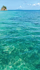 turquoise water and blue sea